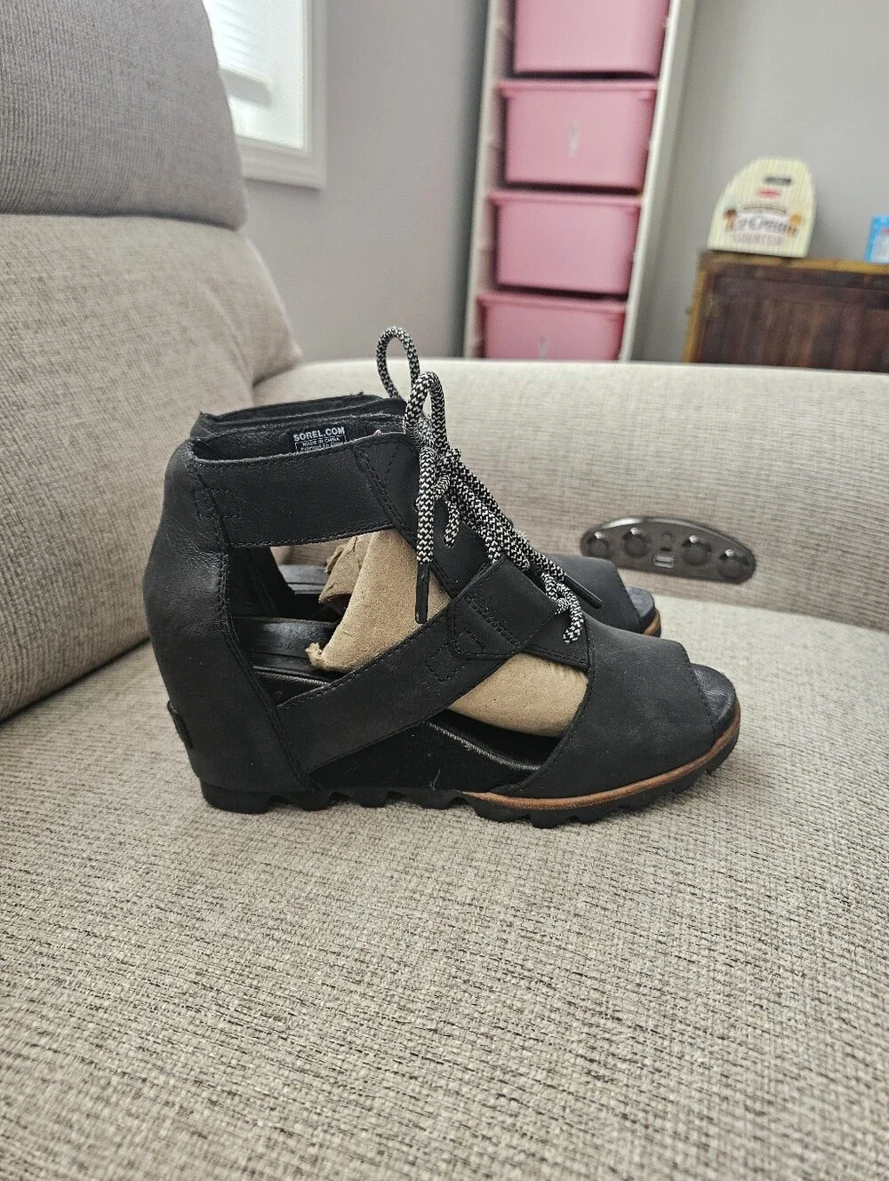 Sorel Women's Joanie Lace Wedge Size 9